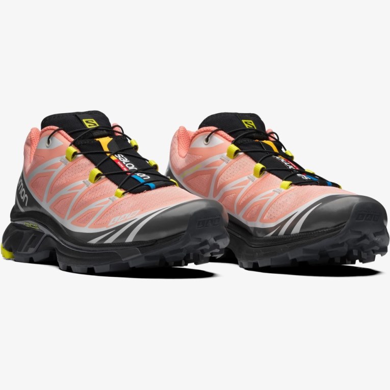 Salomon Xt-6 Men's Sneakers Coral / Black | CA 7I25